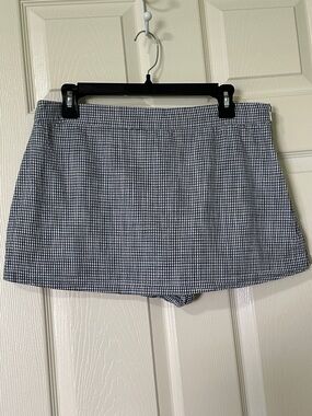 Free People Gingham Skort